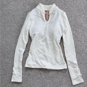 OGL Cream Long Sleeve Blouse